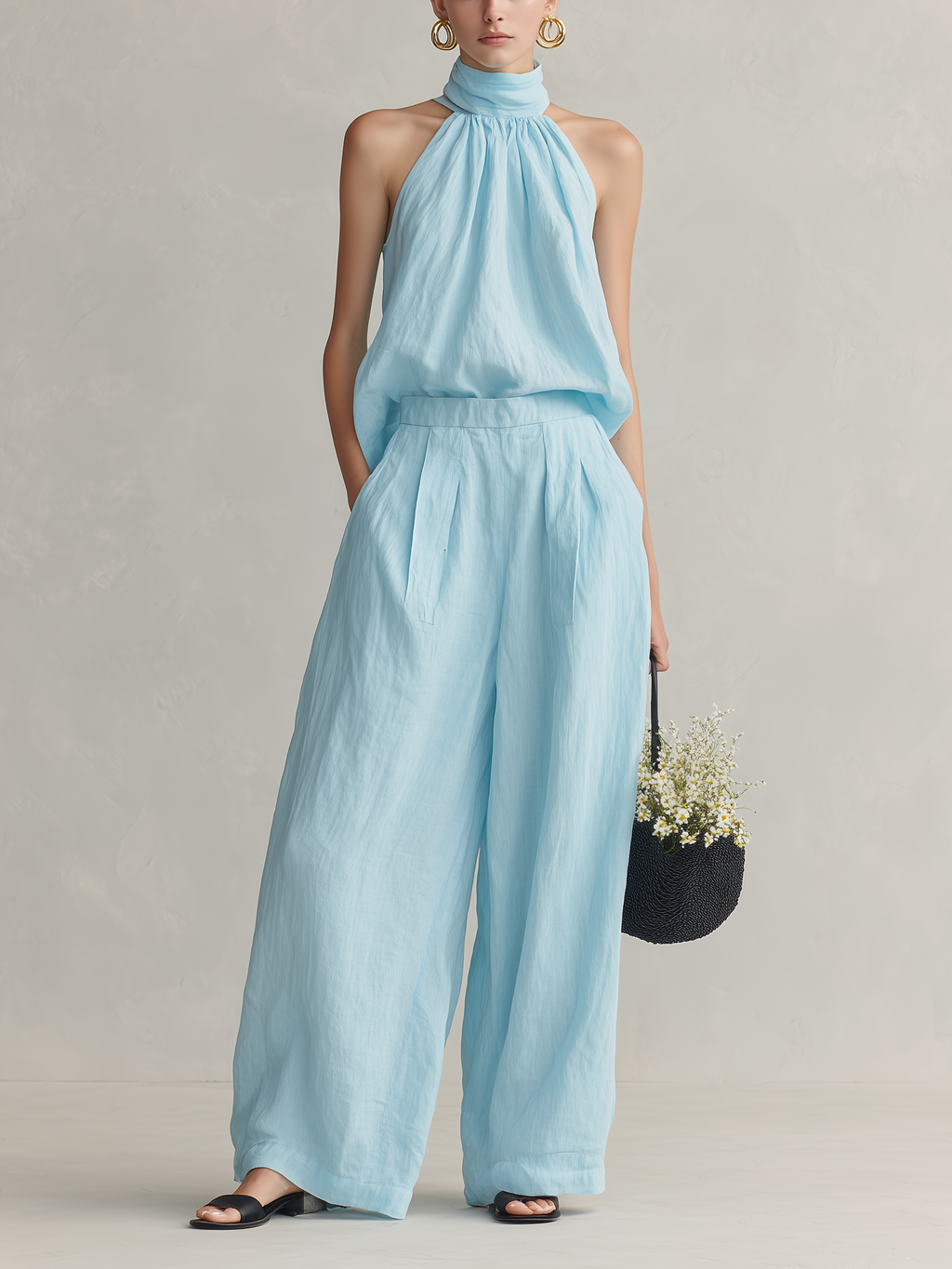 Black Rayon Sheer Overlay Elasticated Waist Dress