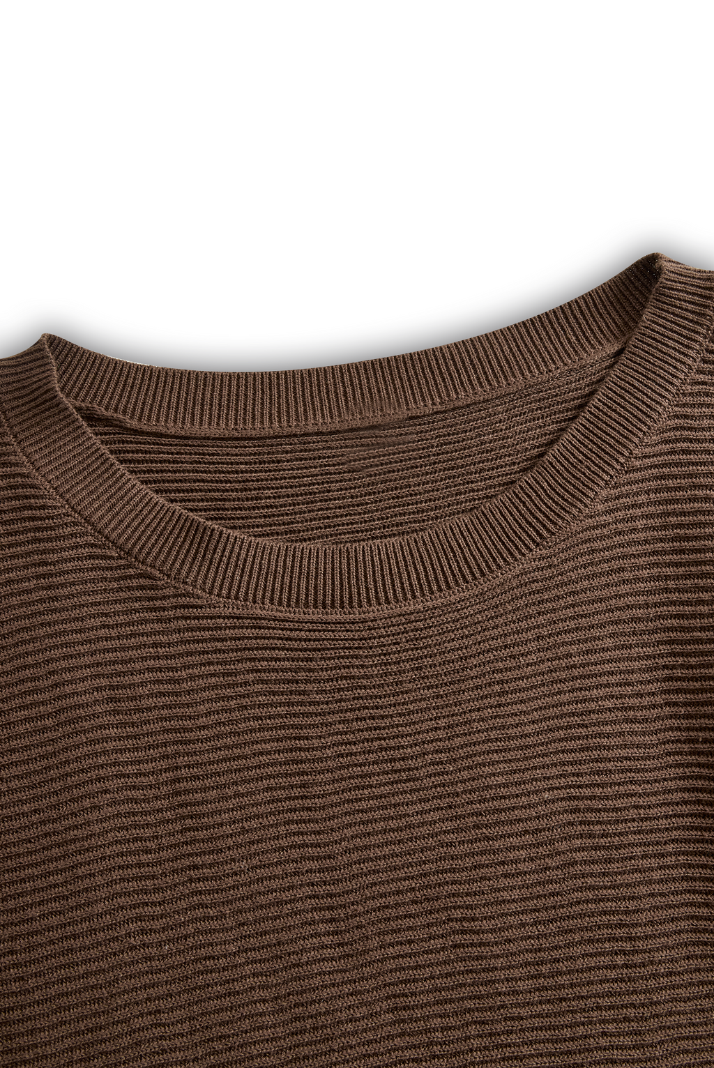 Knit Round Neck Sweater & Skirt Set