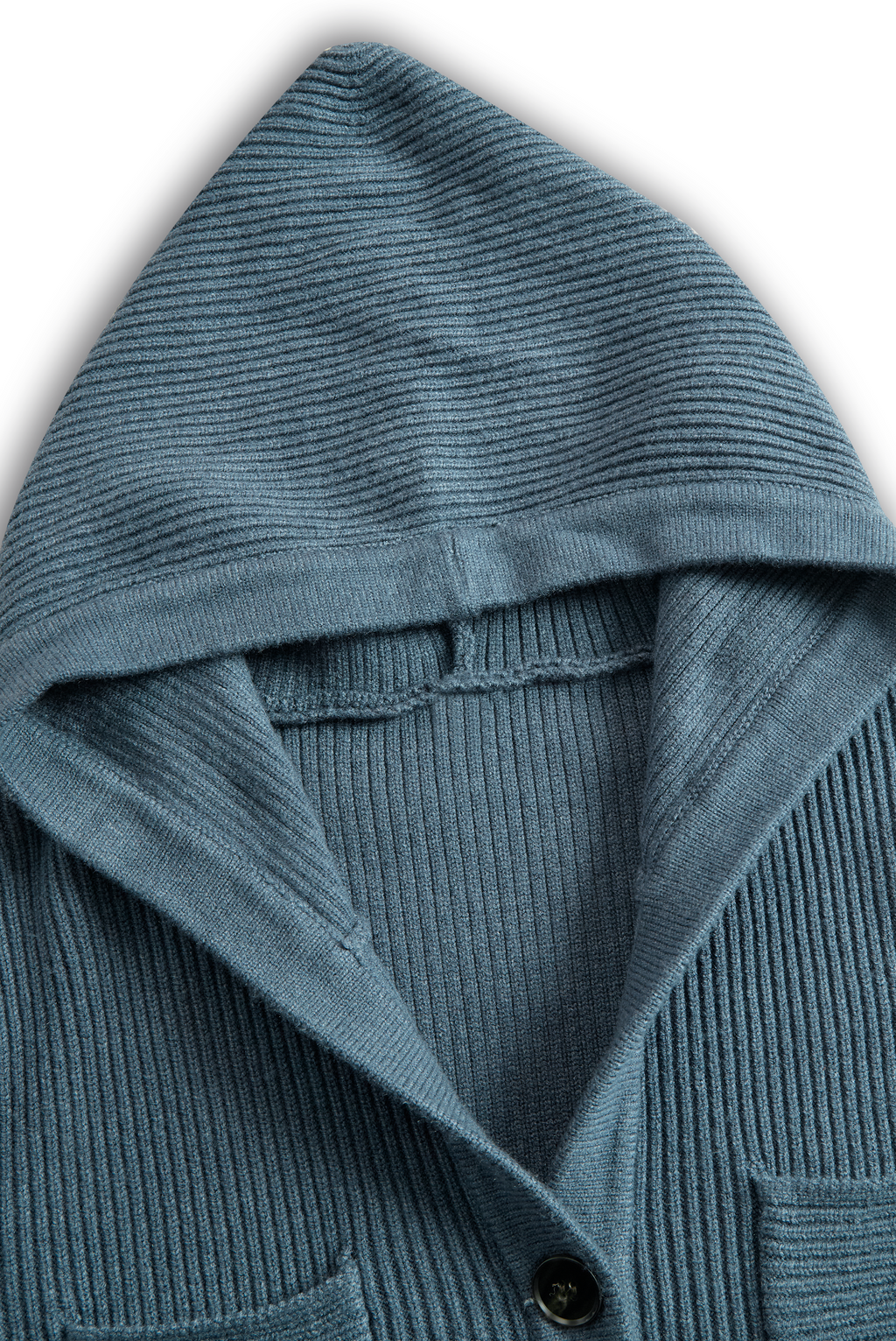 Hooded Knit Slim Maxi Dress