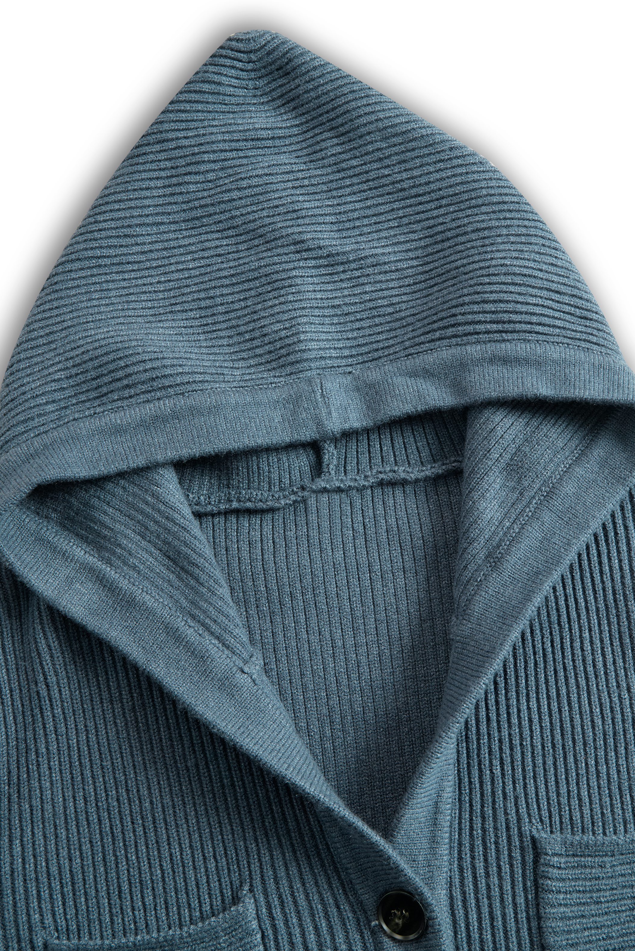 Hooded Knit Slim Maxi Dress