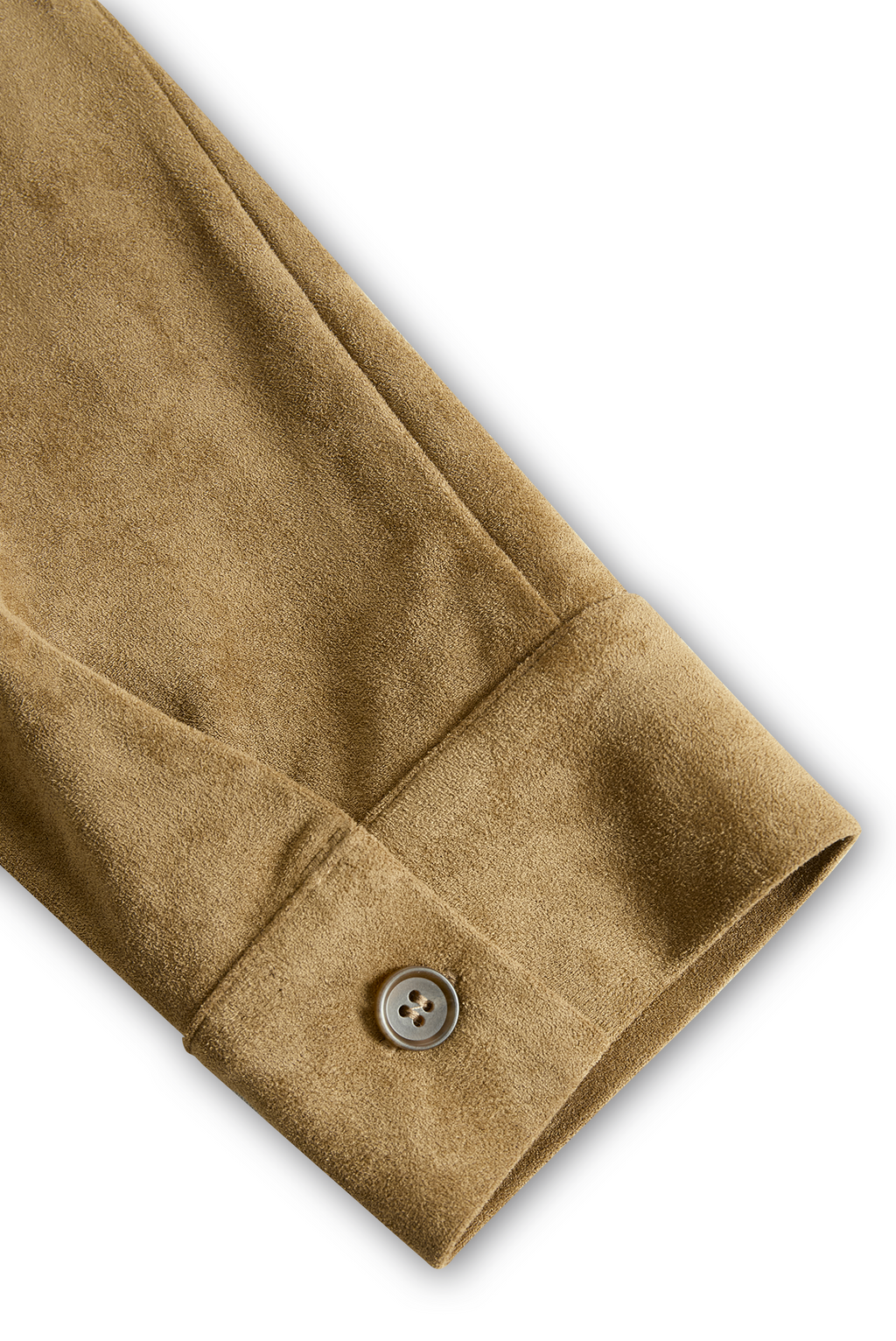 Suede Lapel Single-Breasted Midi Dress