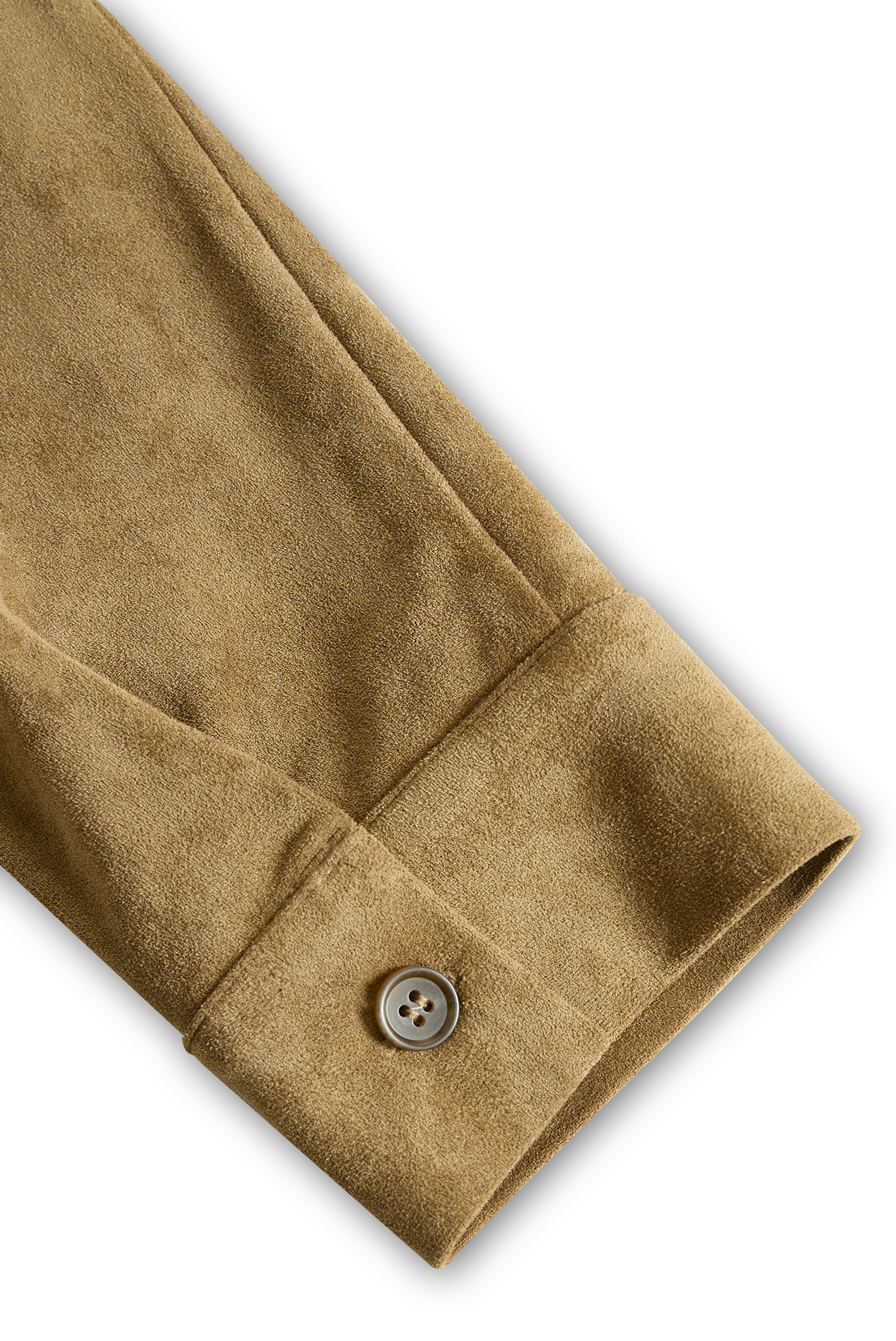 Suede Lapel Single-Breasted Midi Dress