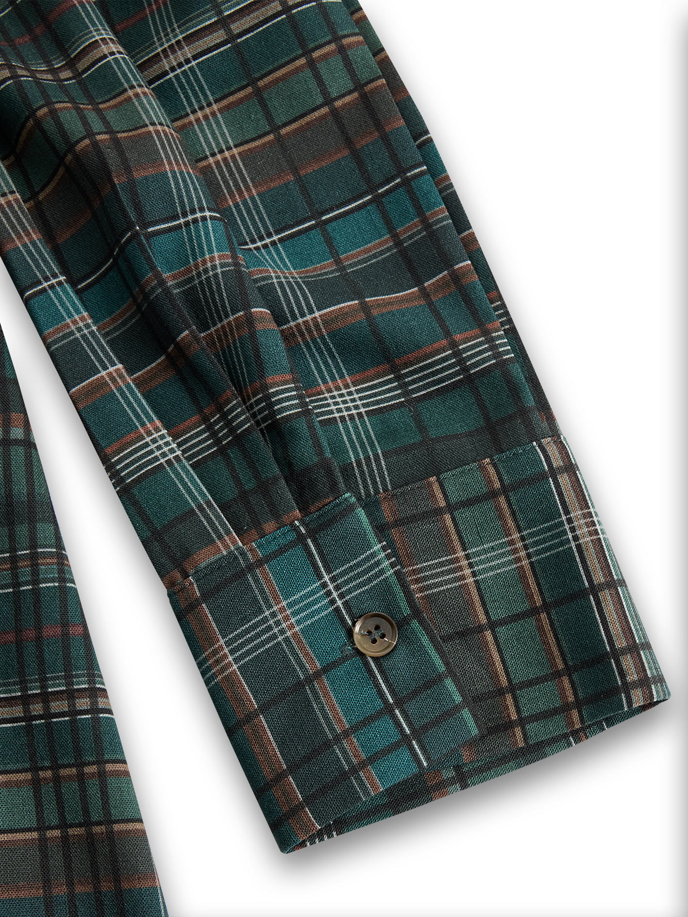 Plaid Lapel Belted Maxi Dress