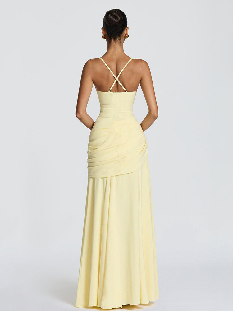 Elissa Maxi Dress - Lemon