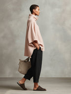 Pink Bohemian Tie-Pocket Two-Piece Set