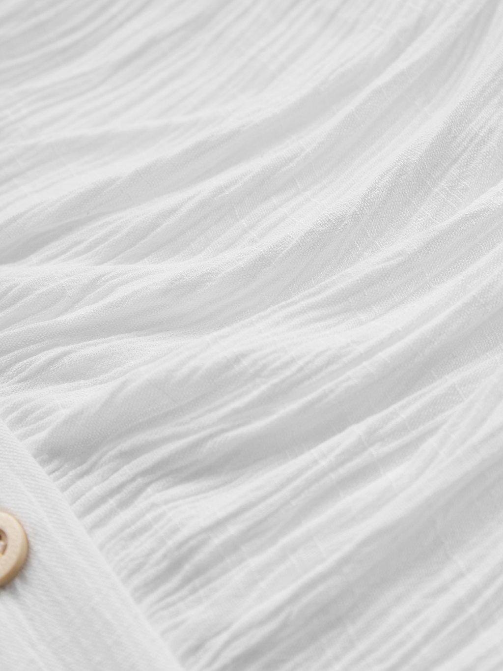 White Linen V-Neck Sleeveless Top & Trousers Set