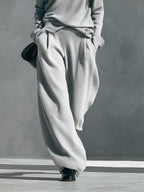 One-Shoulder Cut-Out Knit Set
