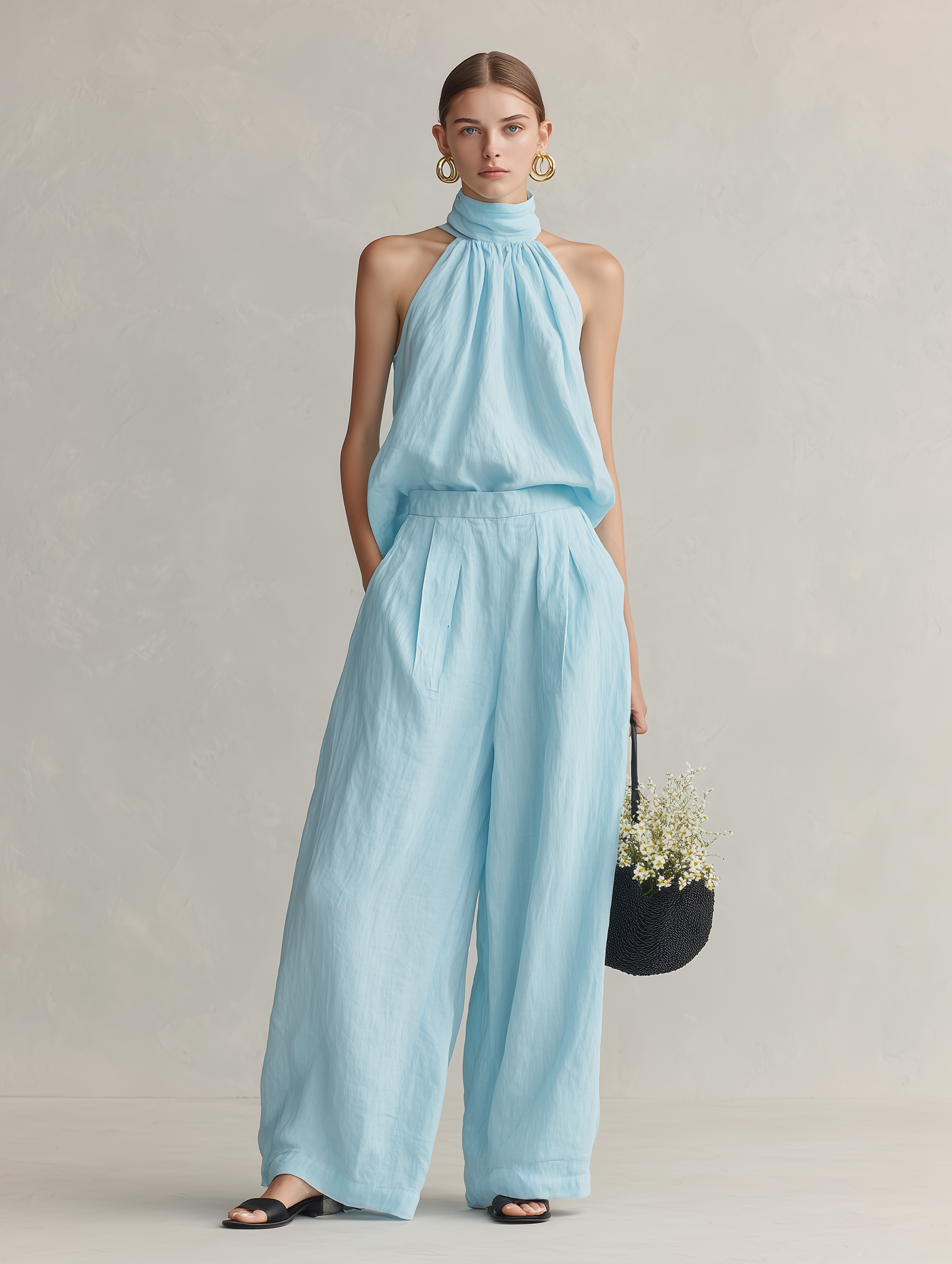 Black Rayon Sheer Overlay Elasticated Waist Dress