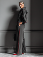 Hooded Sweatshirt & Straight Pants Set