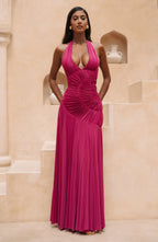 Daisy Maxi Dress - Raspberry
