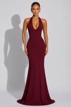 Sarah Maxi Dress - Cherry Lacquer