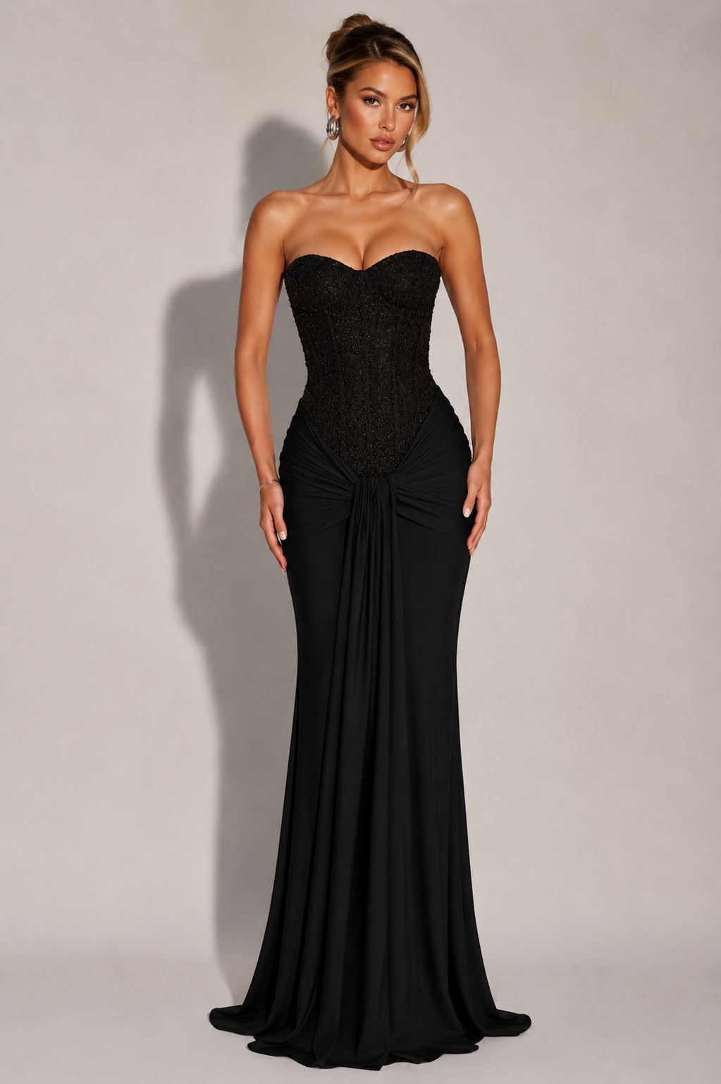 Nina Maxi Dress - Black