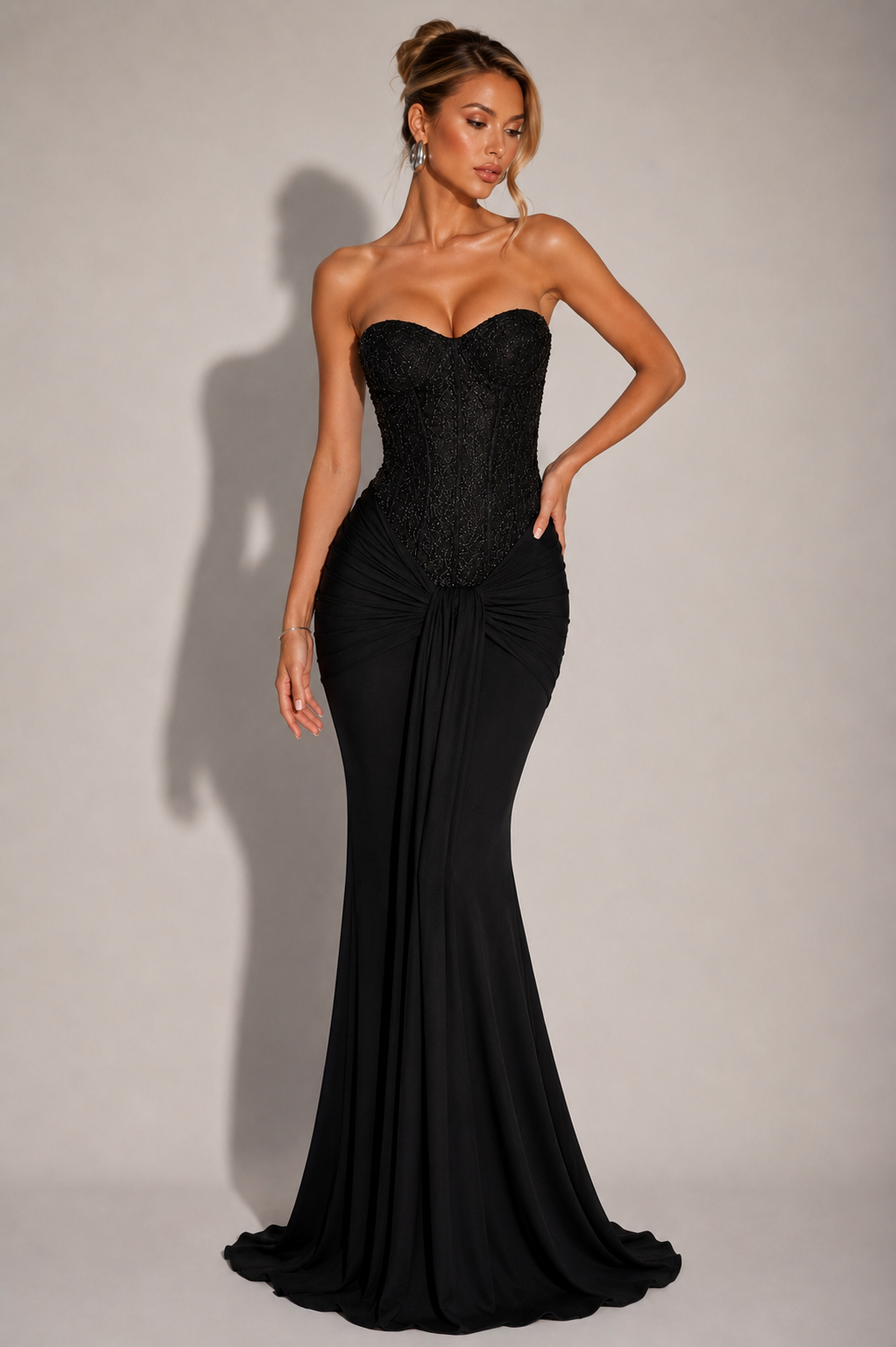 Nina Maxi Dress - Black