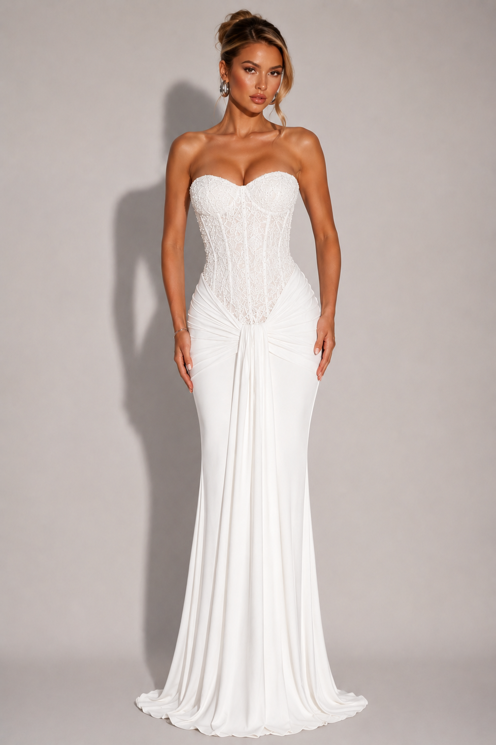 Nina Maxi Dress - Ivory