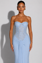 Nina Maxi Dress - Glacier Blue