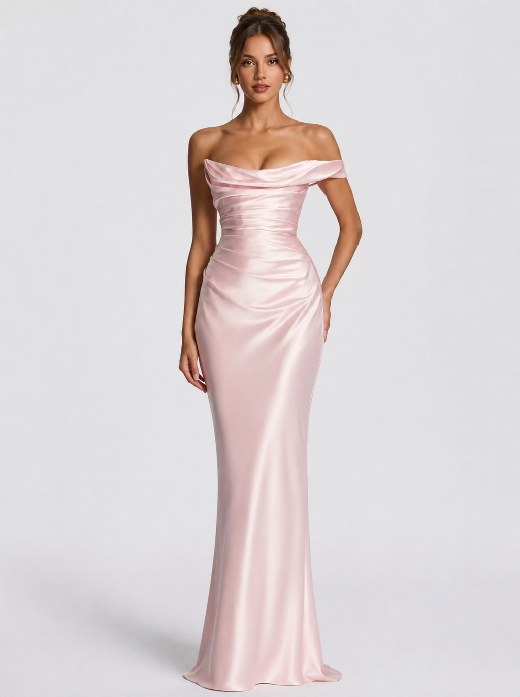 Thalia Maxi Dress - Blush