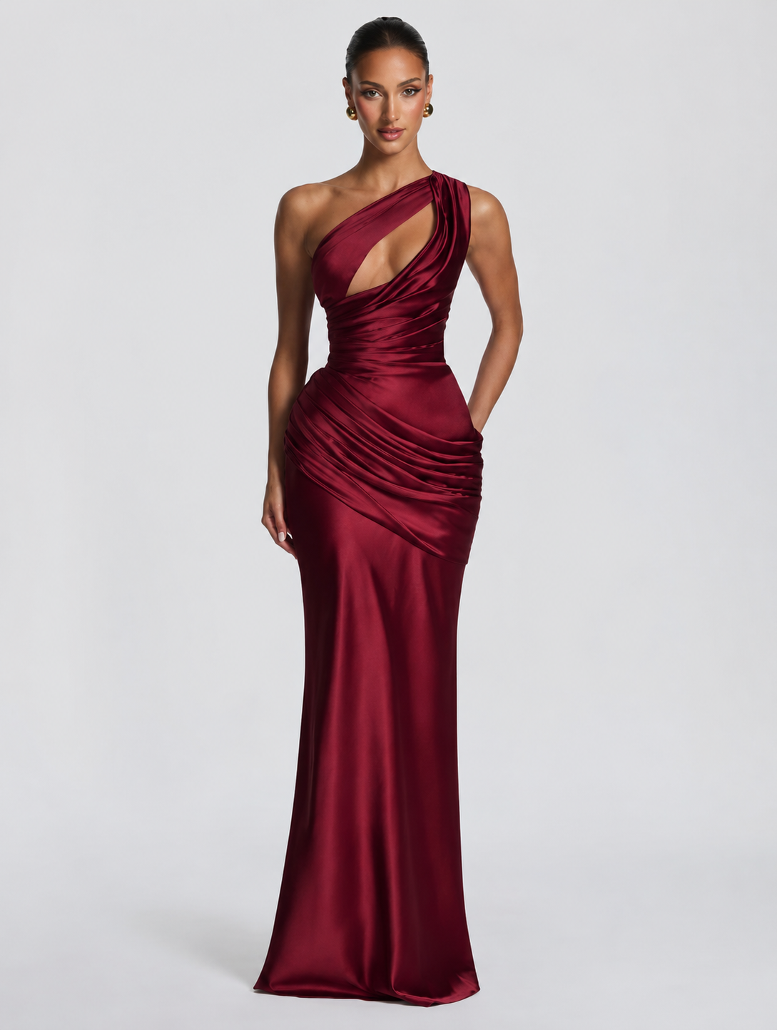Acacia Maxi Dress - Deep Red