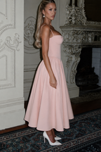 Gemma Midi Dress - Soft Peach