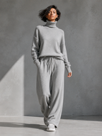 One-Shoulder Cut-Out Knit Set