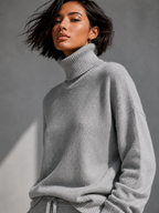 One-Shoulder Cut-Out Knit Set