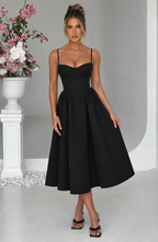 Rosie Midi Dress - Black