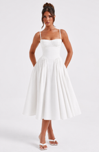 Rosie Midi Dress - Ivory