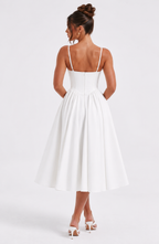 Rosie Midi Dress - Ivory