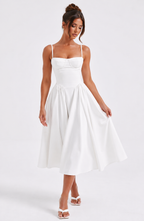 Rosie Midi Dress - Ivory