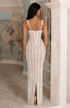 Sophie Midi Dress - Beige