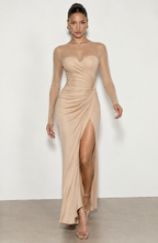 Zoey Maxi Dress - Apricot