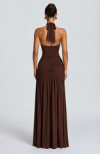 Cheryl Maxi Dress - Brown