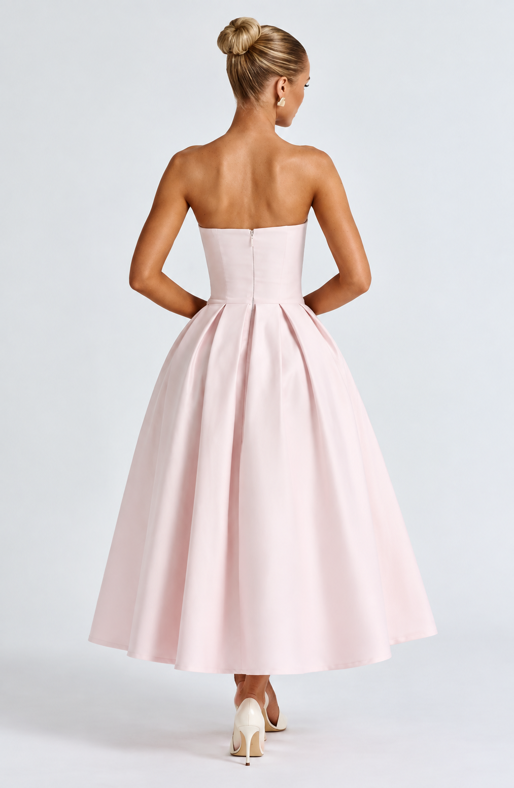 Emma Midi Dress - Blush