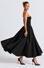 Emma Midi Dress - Black