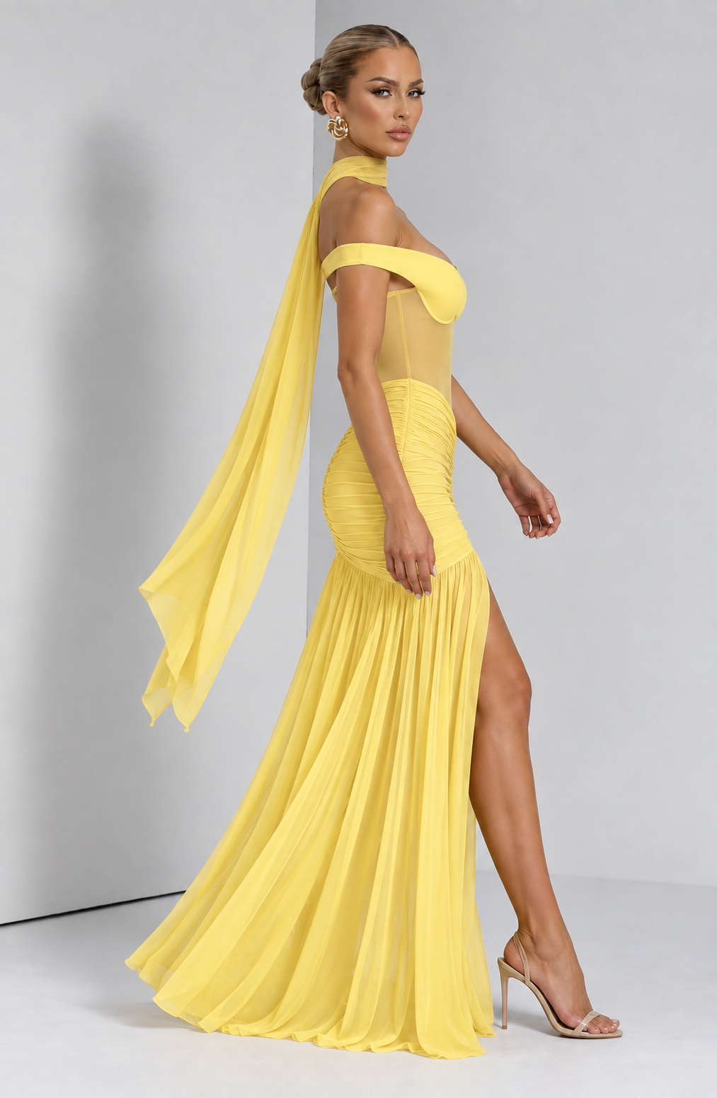 Isla Maxi Dress - Yellow