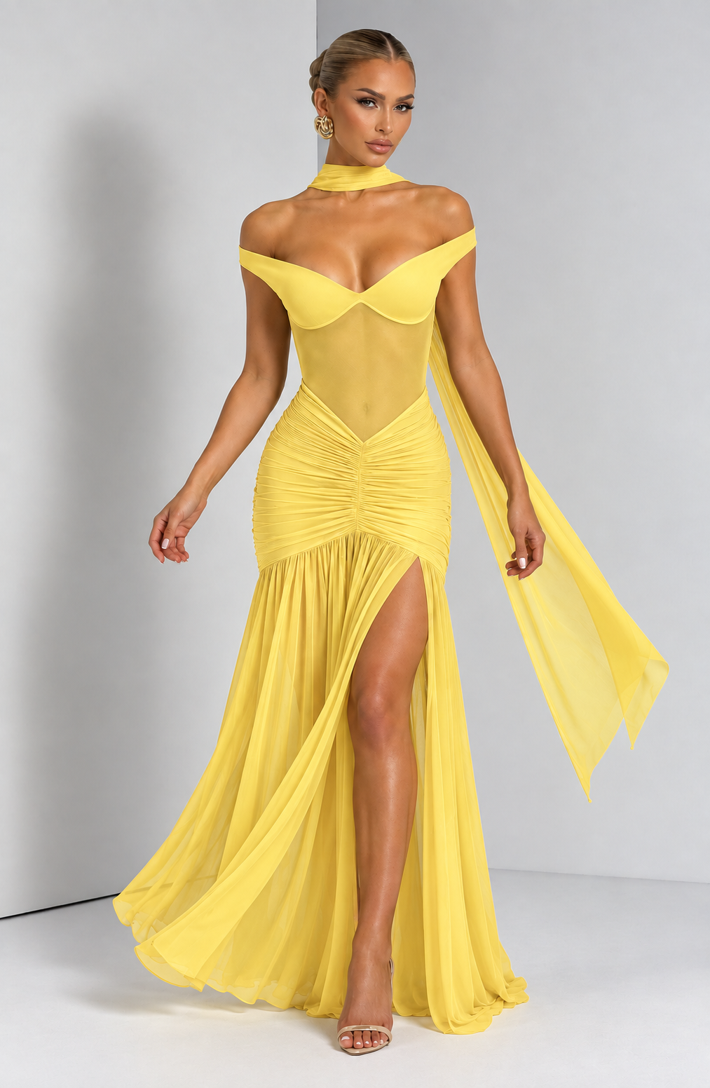 Isla Maxi Dress - Yellow
