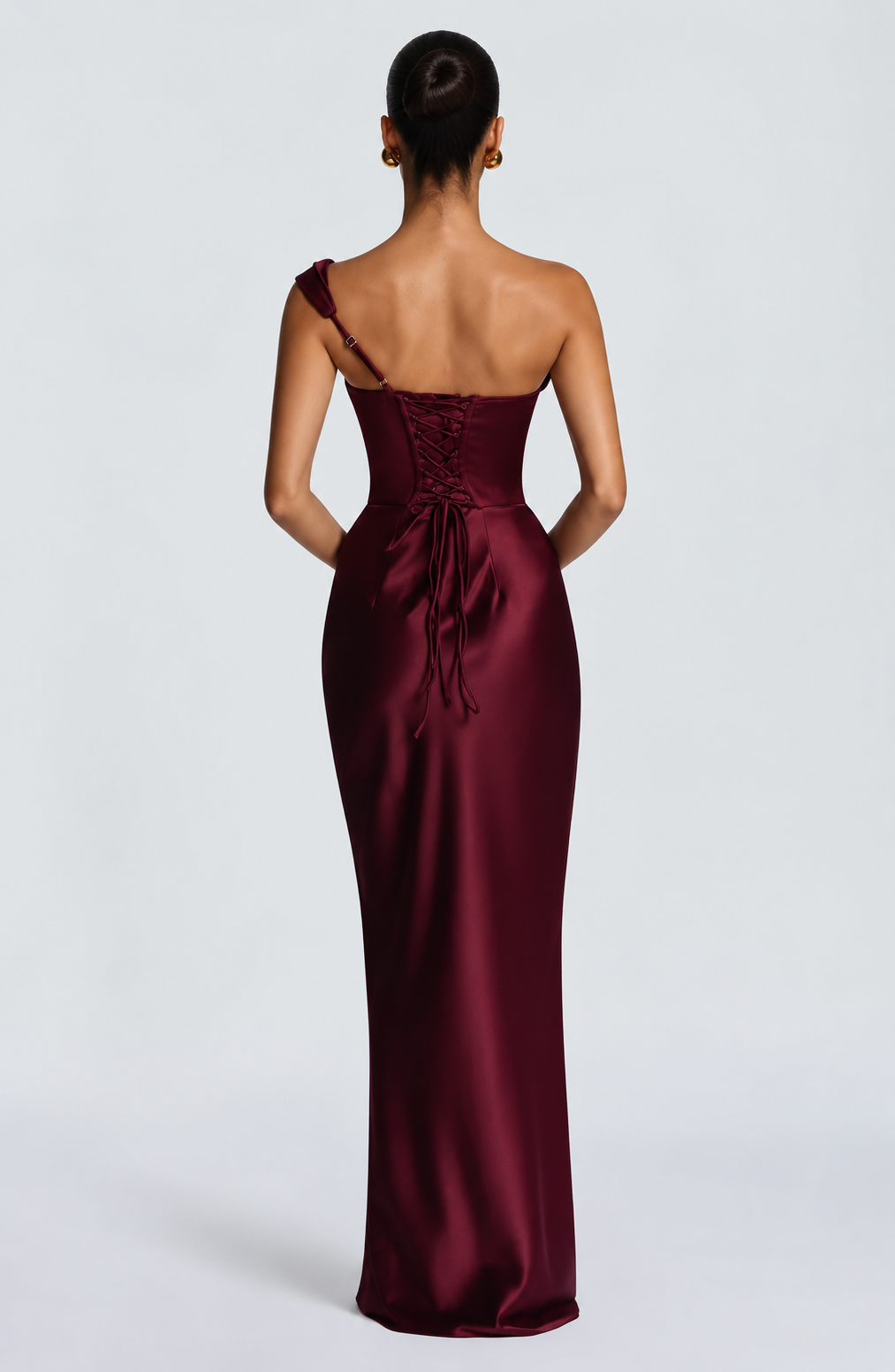Chloe Maxi Dress - Cherry Lacquer