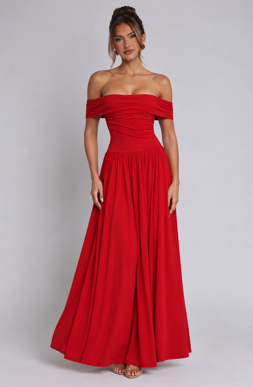 Lauren Midaxi Dress - Red