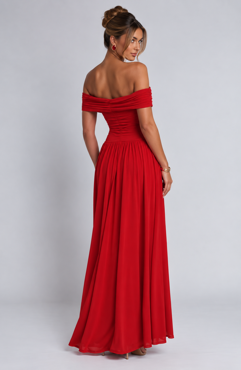 Lauren Midaxi Dress - Red