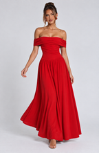 Lauren Midaxi Dress - Red