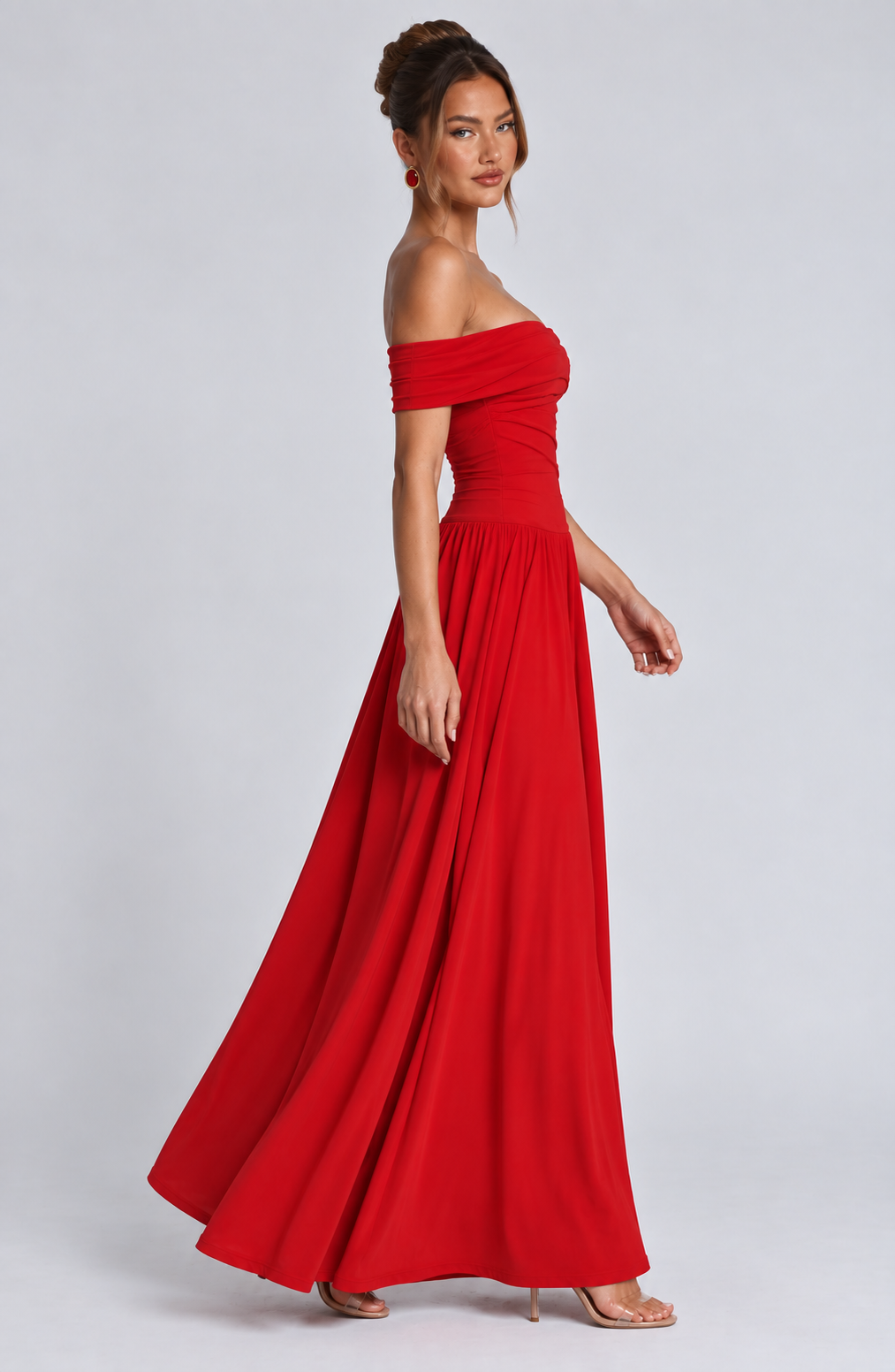 Lauren Midaxi Dress - Red