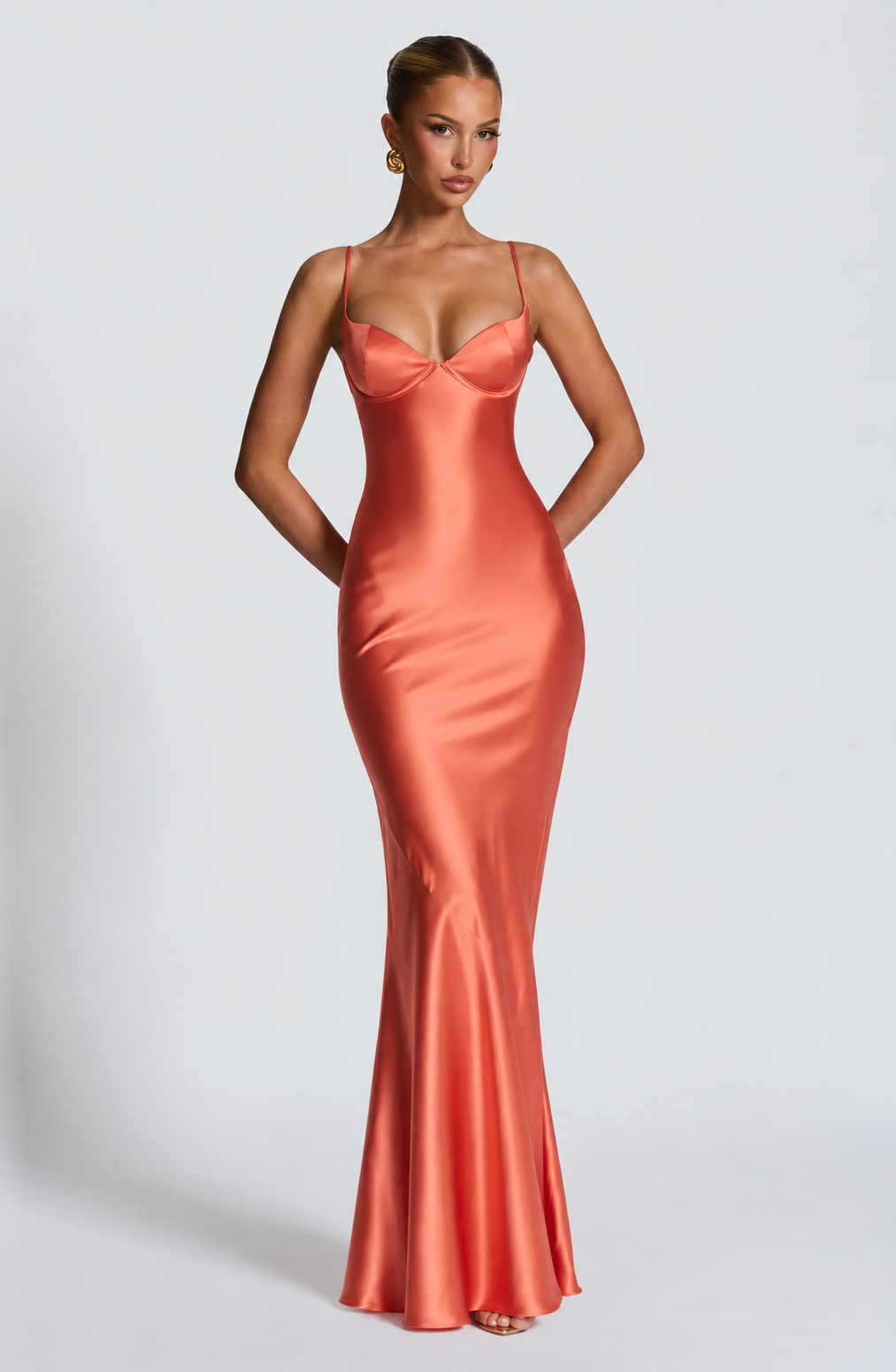 Freya Maxi Dress - Orange