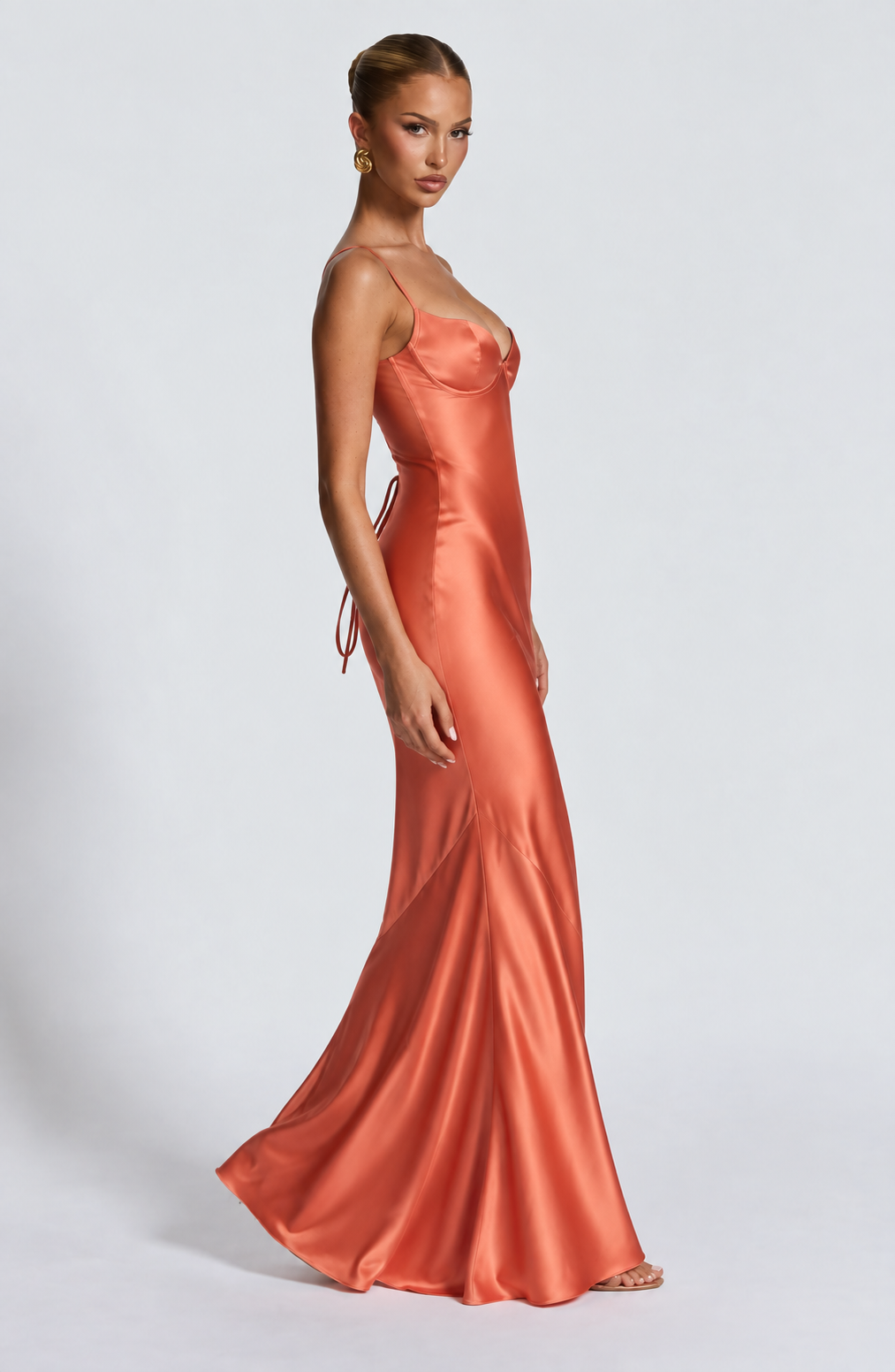 Freya Maxi Dress - Orange