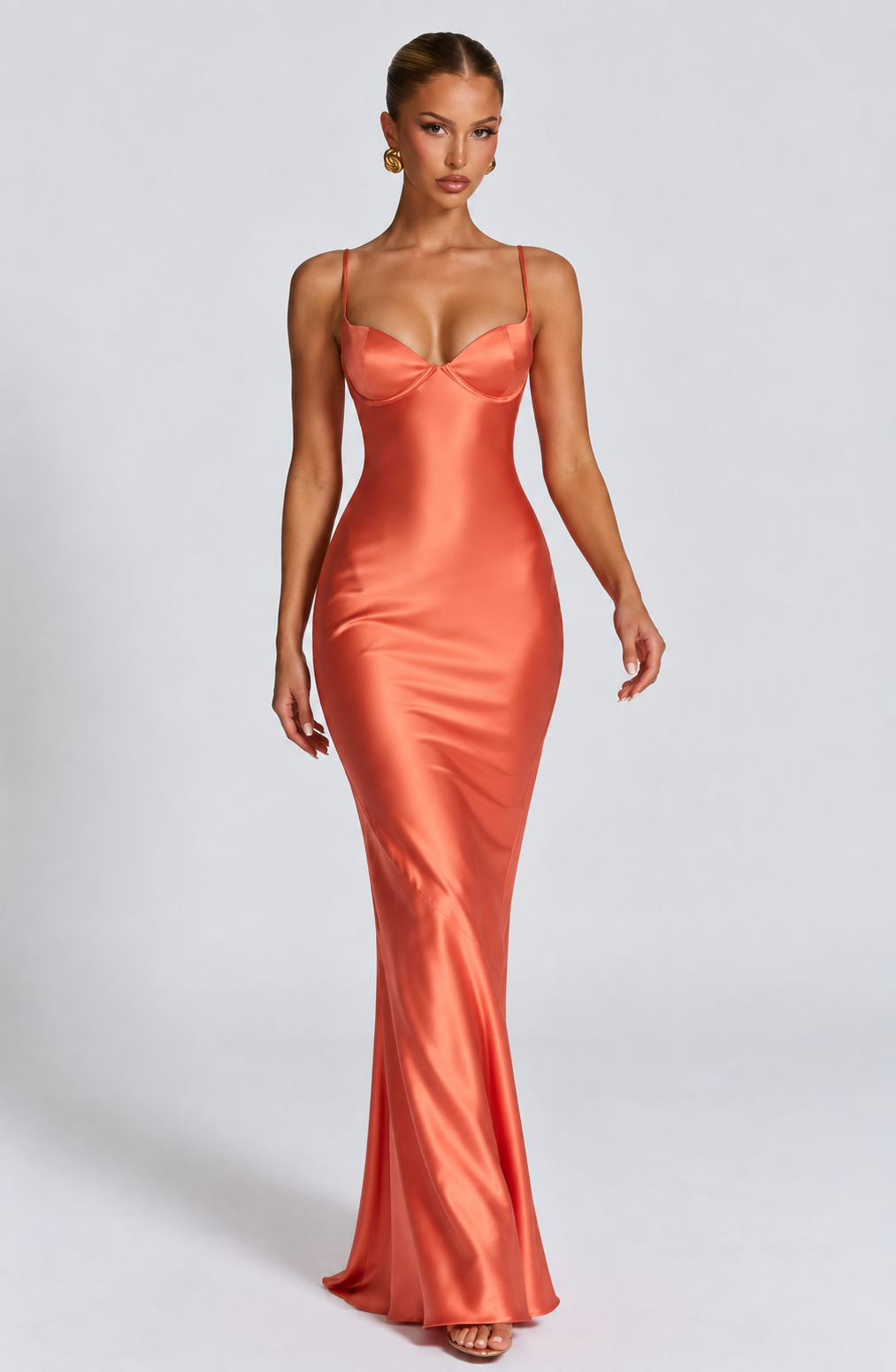 Freya Maxi Dress - Orange