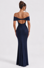 Sophie Midi Dress - Blue
