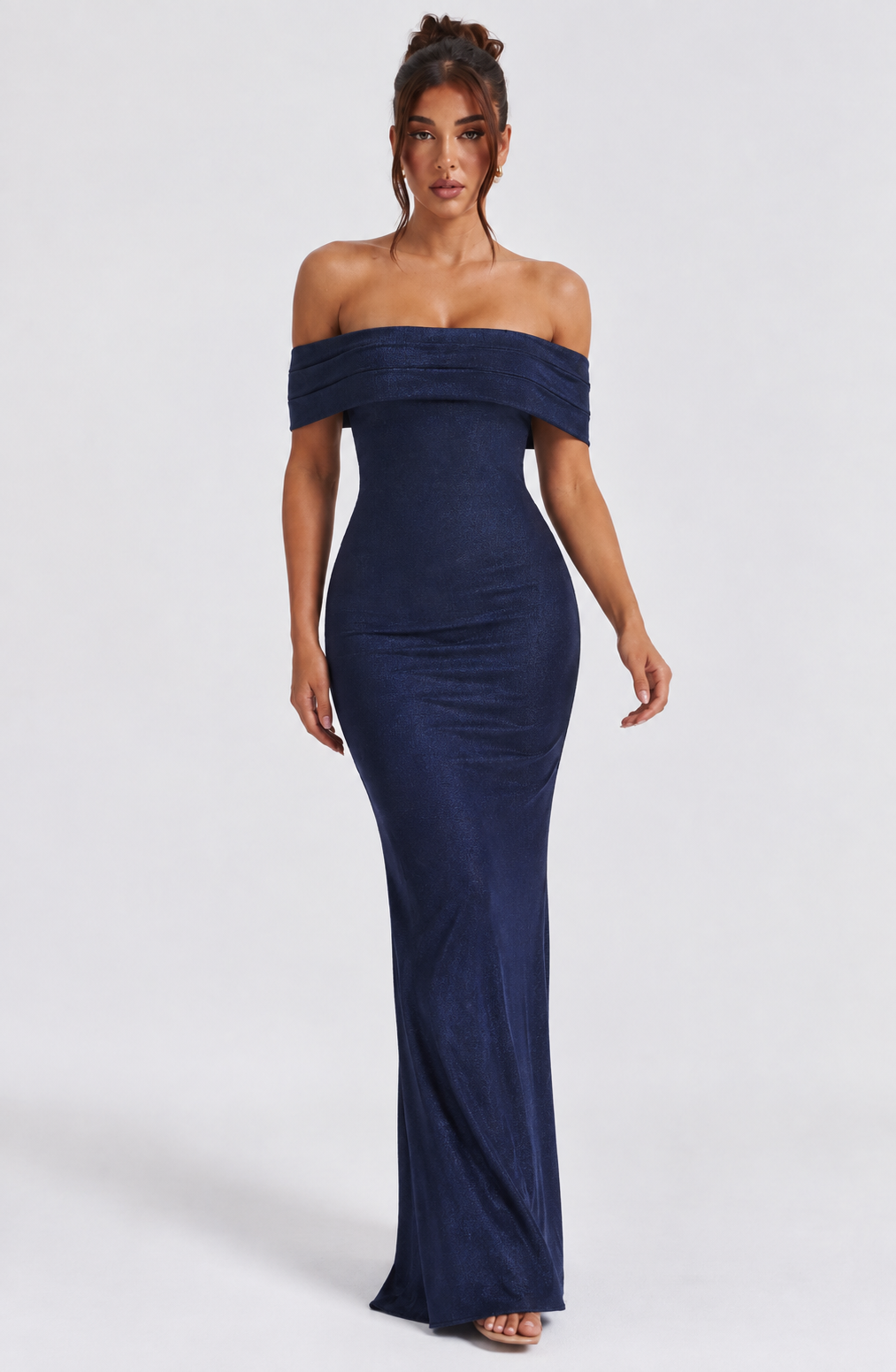 Sophie Midi Dress - Blue