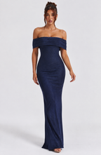 Sophie Midi Dress - Blue