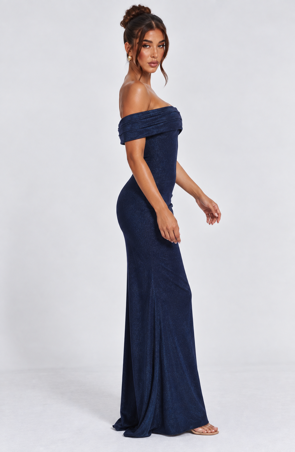 Sophie Midi Dress - Blue