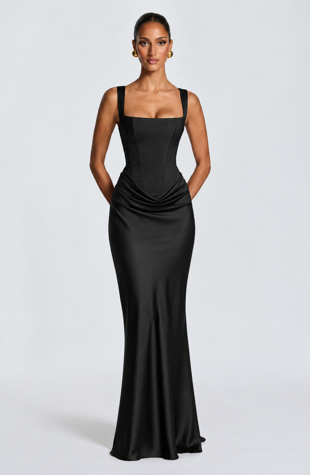 Isla Maxi Dress - Black