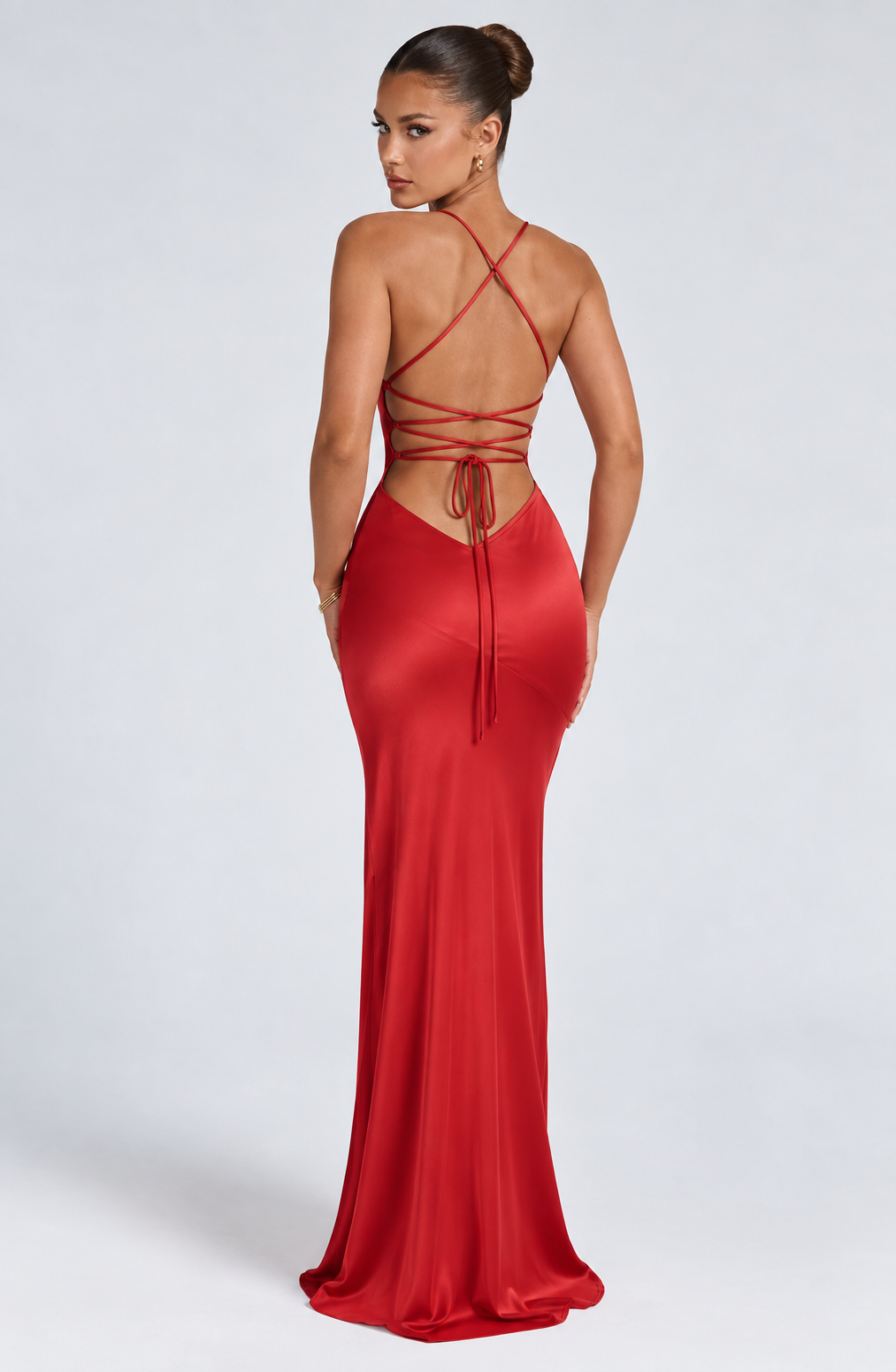Lisa Maxi Dress - Red