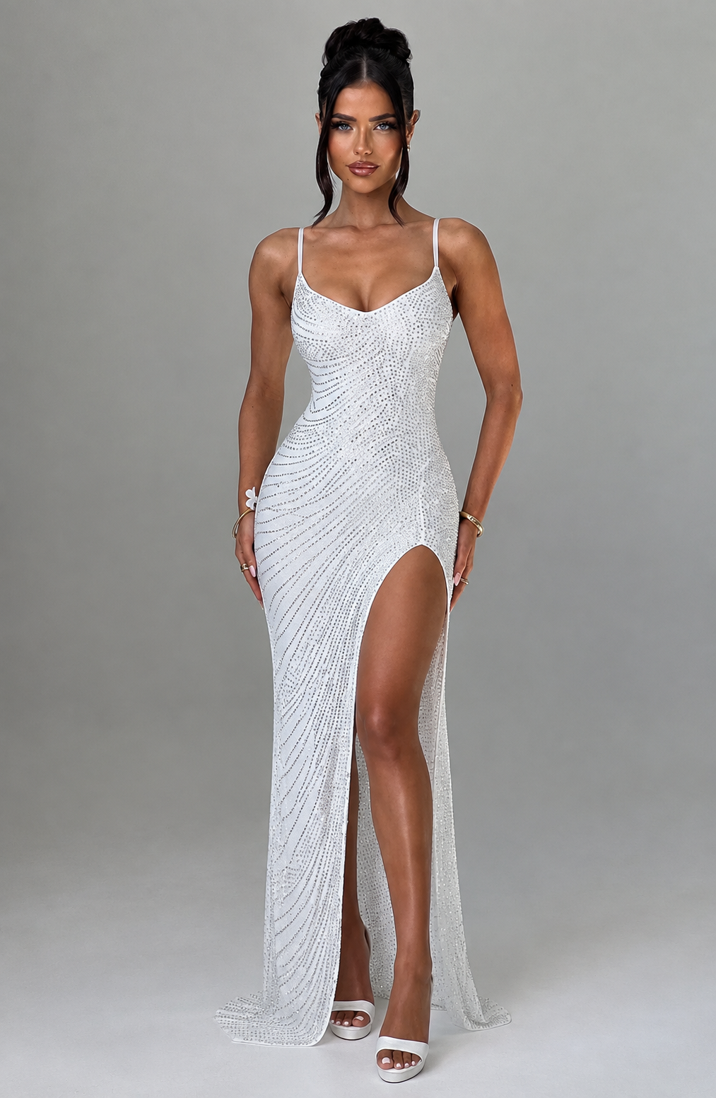 Chloe Maxi Dress - Ivory